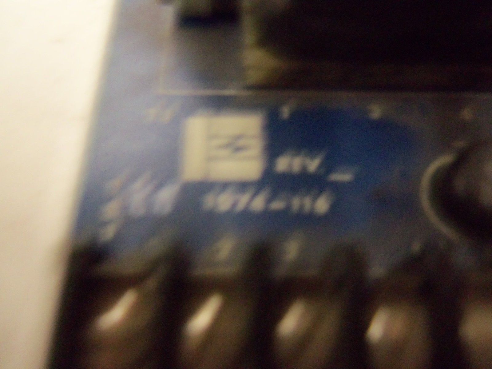 EMERSON 1074-116 LOW VOLTAGE POWER SUPPLY BOARD *USED*