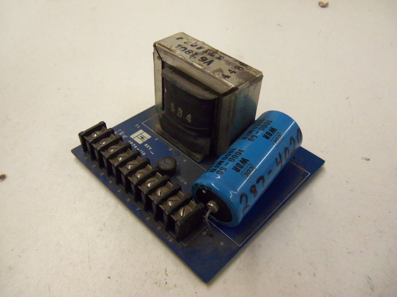 EMERSON 1074-116 LOW VOLTAGE POWER SUPPLY BOARD *USED*