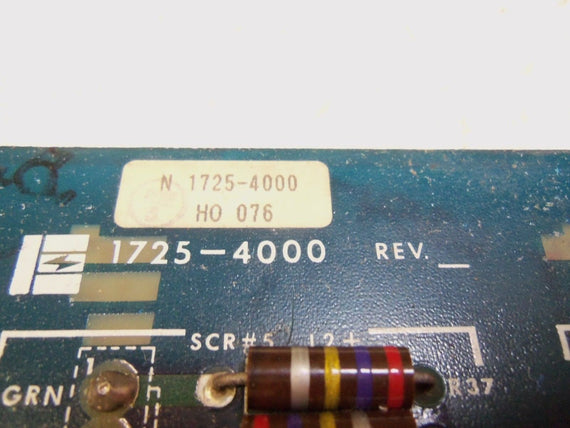 EMERSON 1725-4000 MAIN CONTROL BOARD *USED*