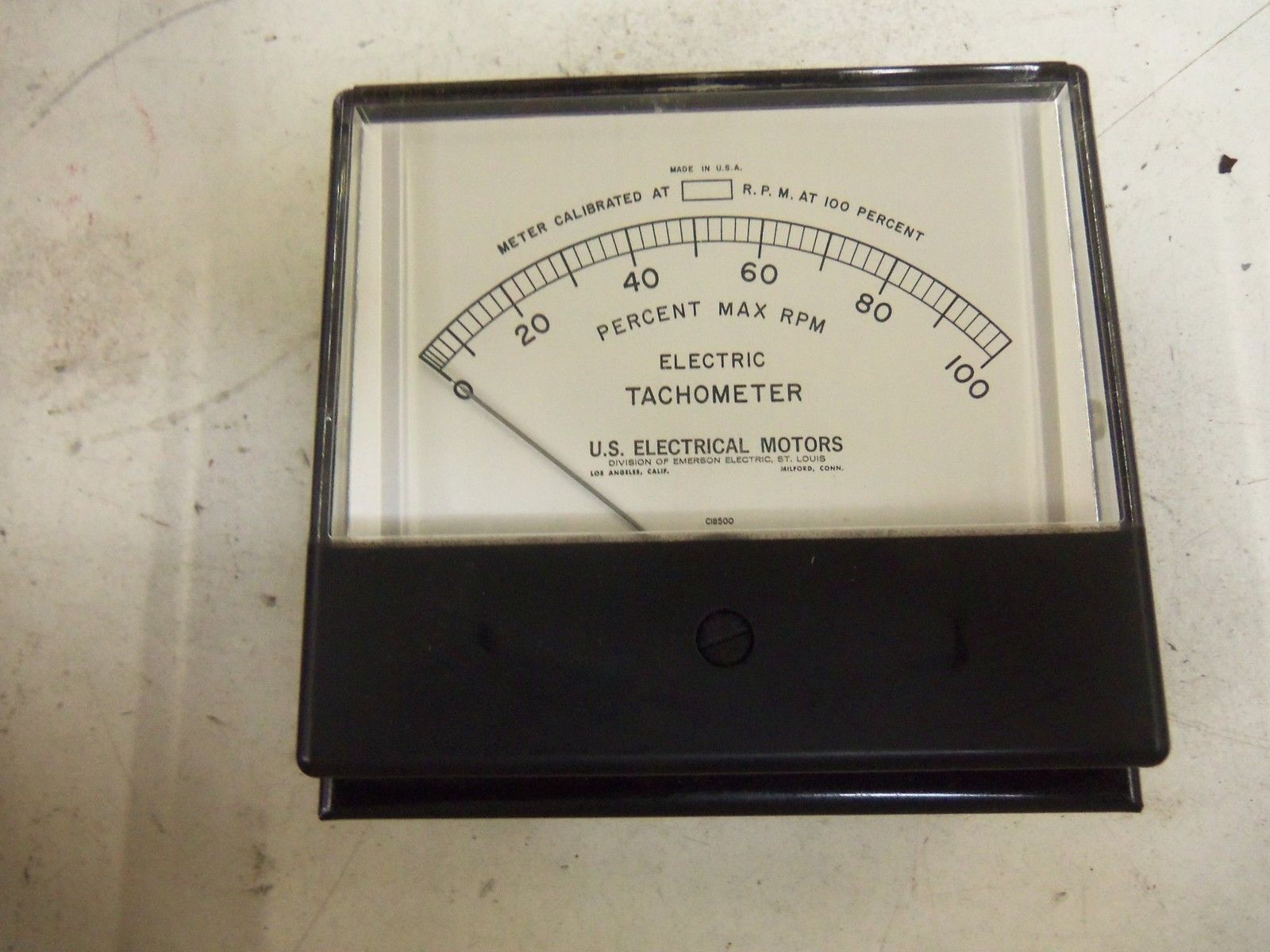 EMERSON 522S ELECTRIC TACHOMETER *NEW NO BOX*