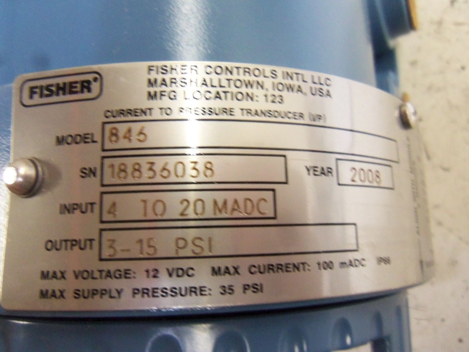 EMERSON 846 TRANSDUCER *NEW IN BOX*