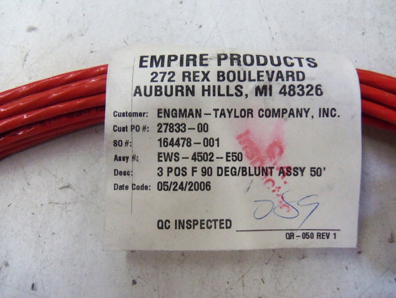 EMPIRE PRODUCTS EWS-4502-E50  *NEW NO BOX*