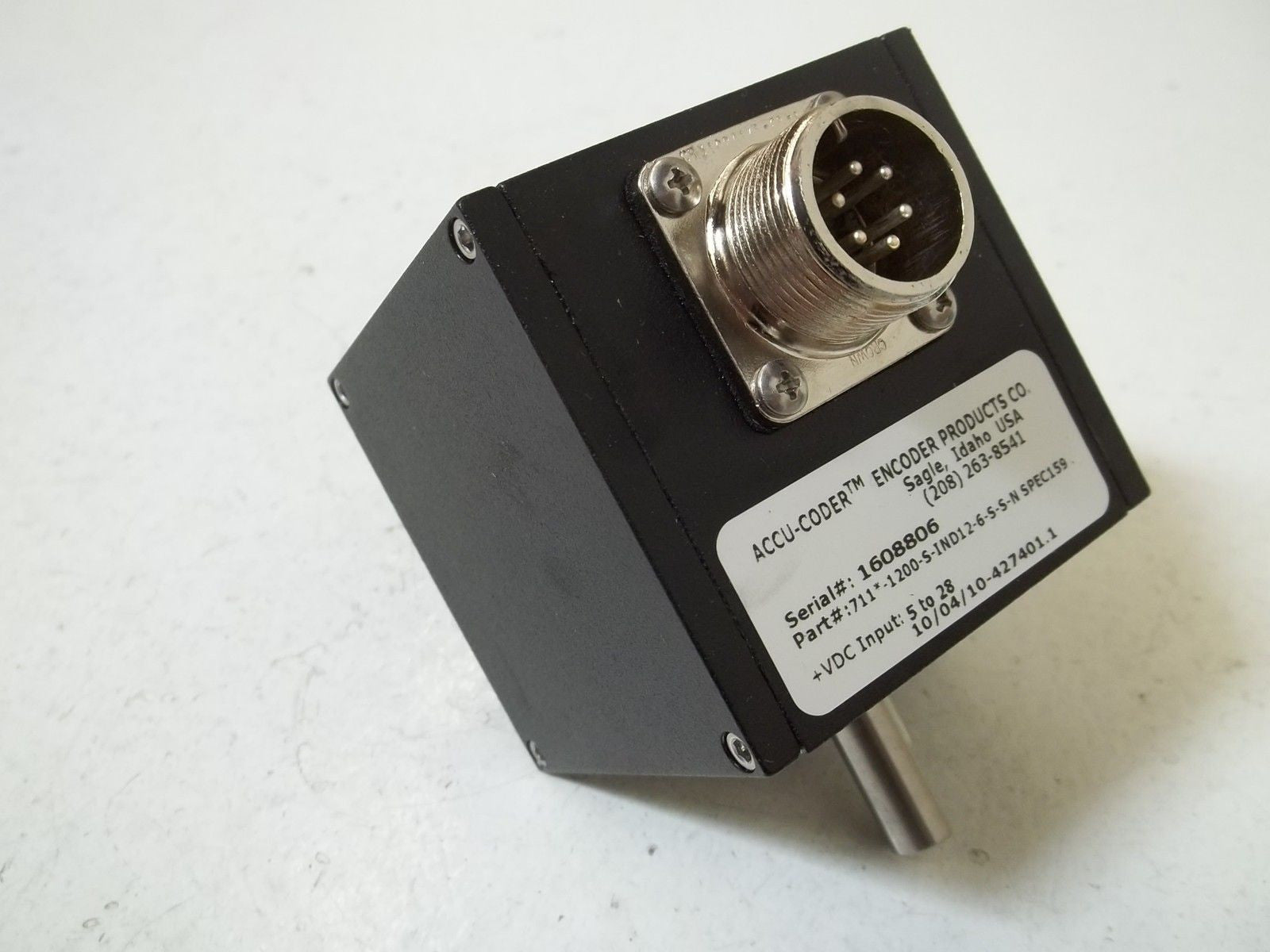 ACCU-CODER 711*-1200-S-IND12-6-S-S-N INCREMENTAL SHAFT ENCODER *NEW NO BOX*