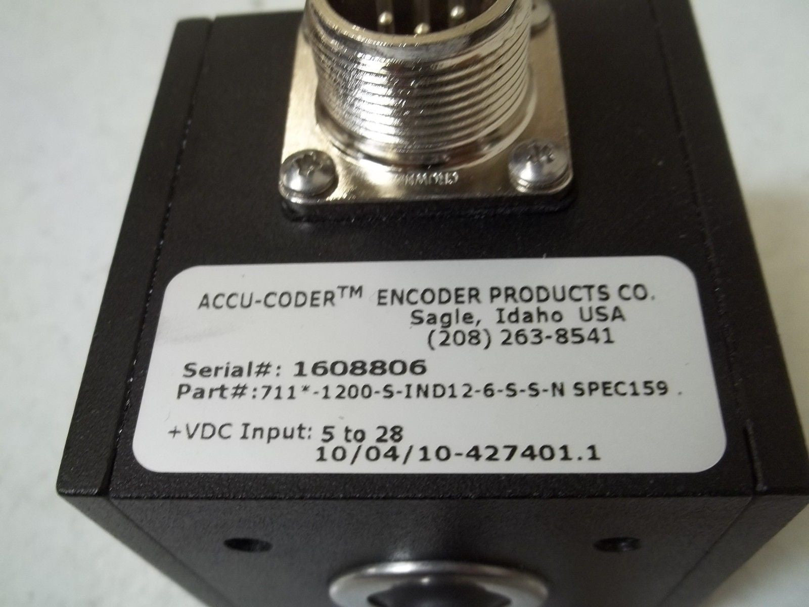 ACCU-CODER 711*-1200-S-IND12-6-S-S-N INCREMENTAL SHAFT ENCODER *NEW NO BOX*