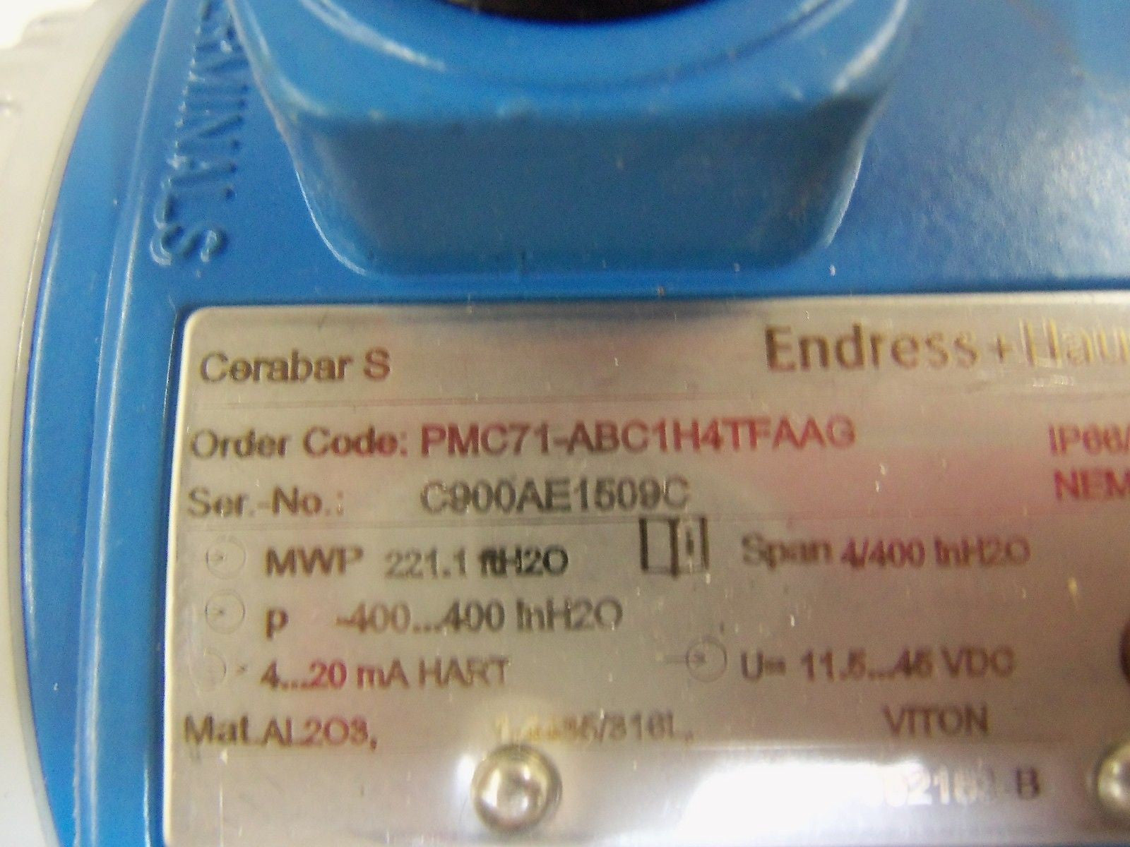 ENDRESS+HAUSER CERABAR S PMC71-ABC1H4TFAAG PRESSURE TRANSMITTER *NEW NO BOX*