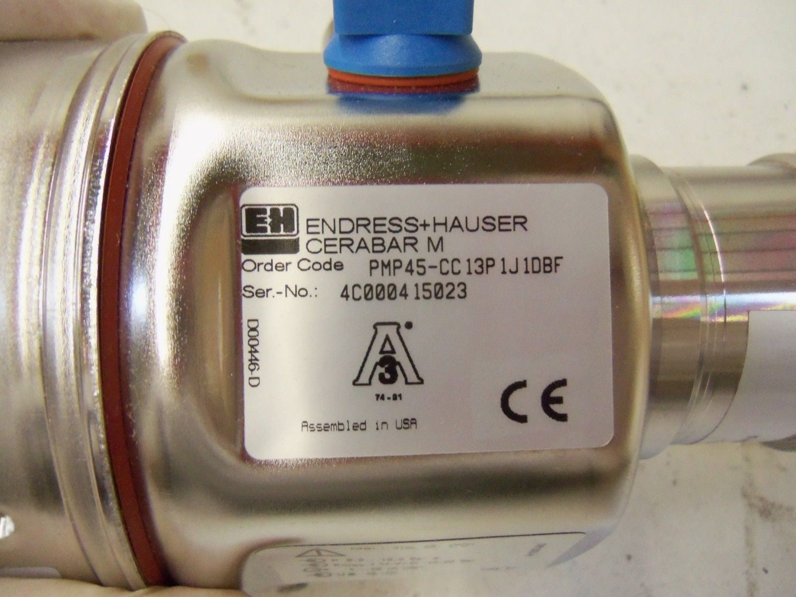 ENDRESS+HAUSER CERABAR M PMP45-CC13P1J1DBF PRESSURE TRANSMITTER *NEW IN BOX*