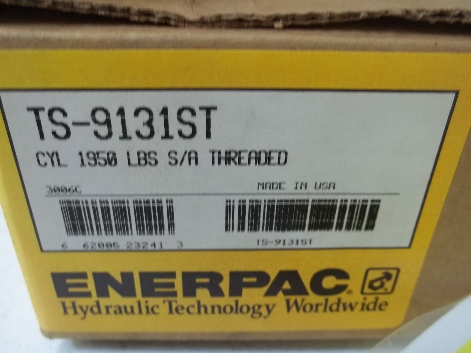ENERPAC TS-9131ST CYL 1950LBS S/A SWING *NEW IN BOX*