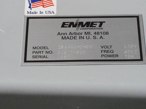 ENMET ISA-44-2-07 GAS DETECTION UNIT *USED*