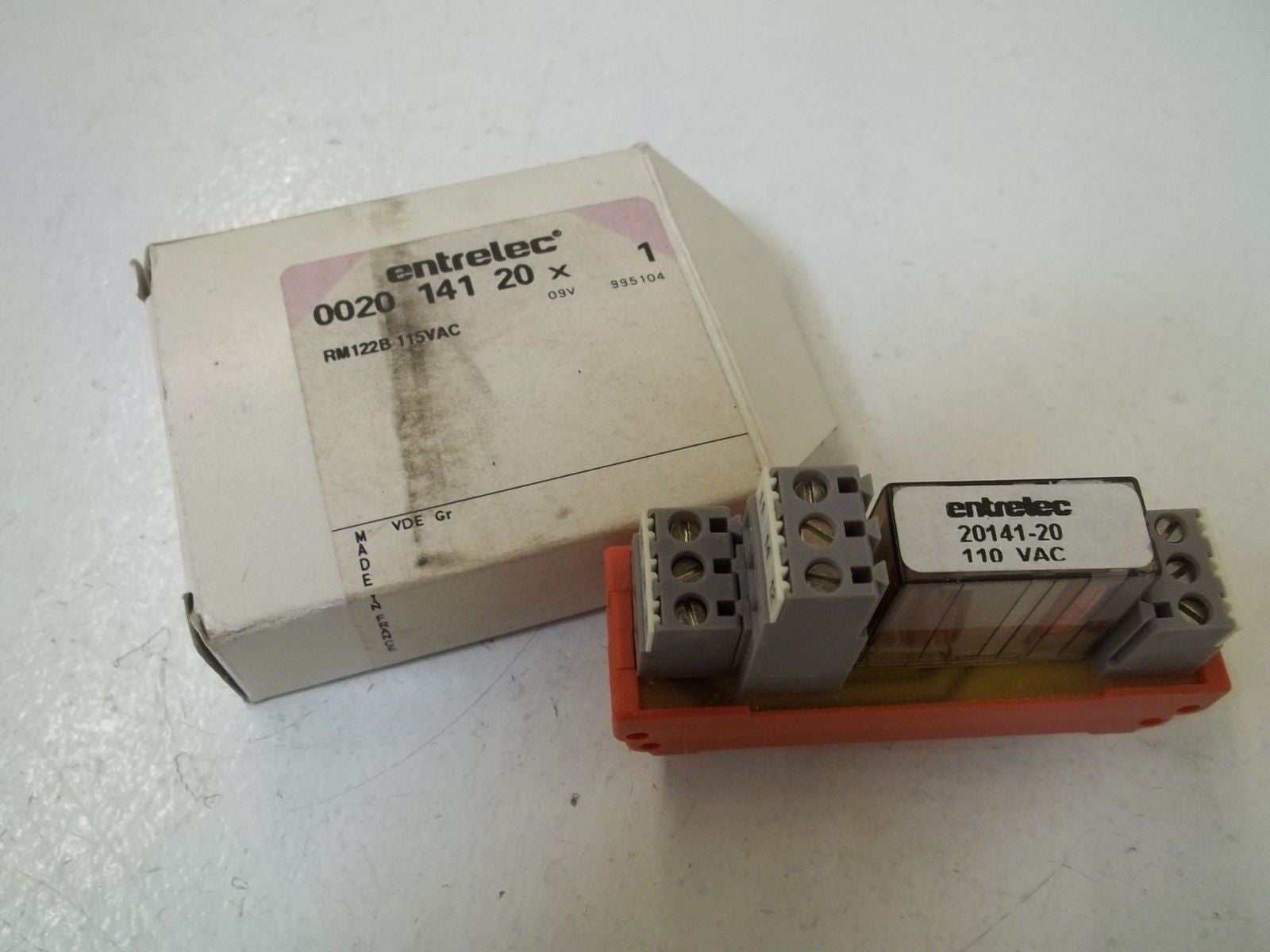 ENTRELEC 20141-20 110VAC *NEW IN BOX*