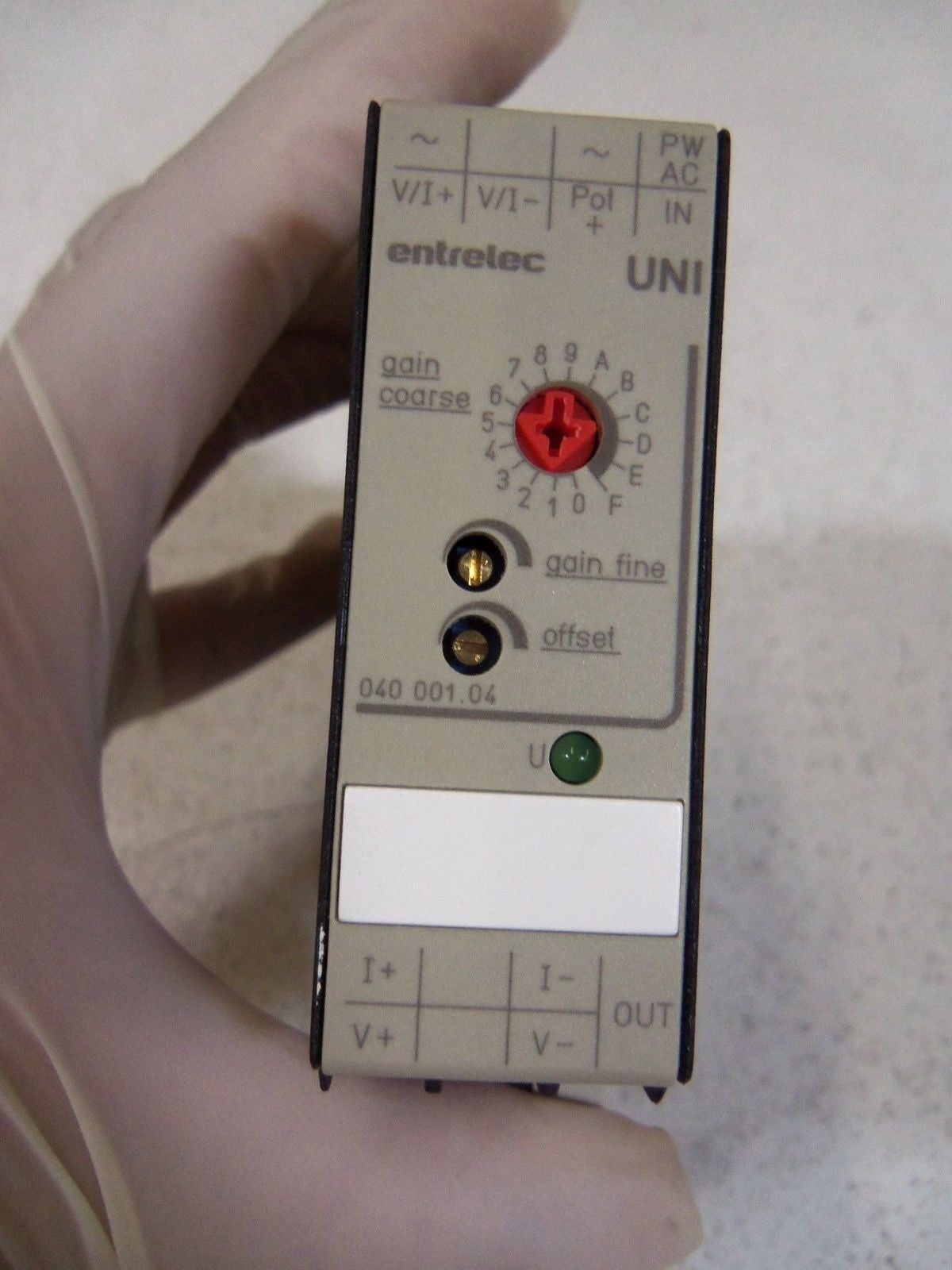 ENTRELEC UNI TEMPERATURE RELAY CONVERTER *USED*