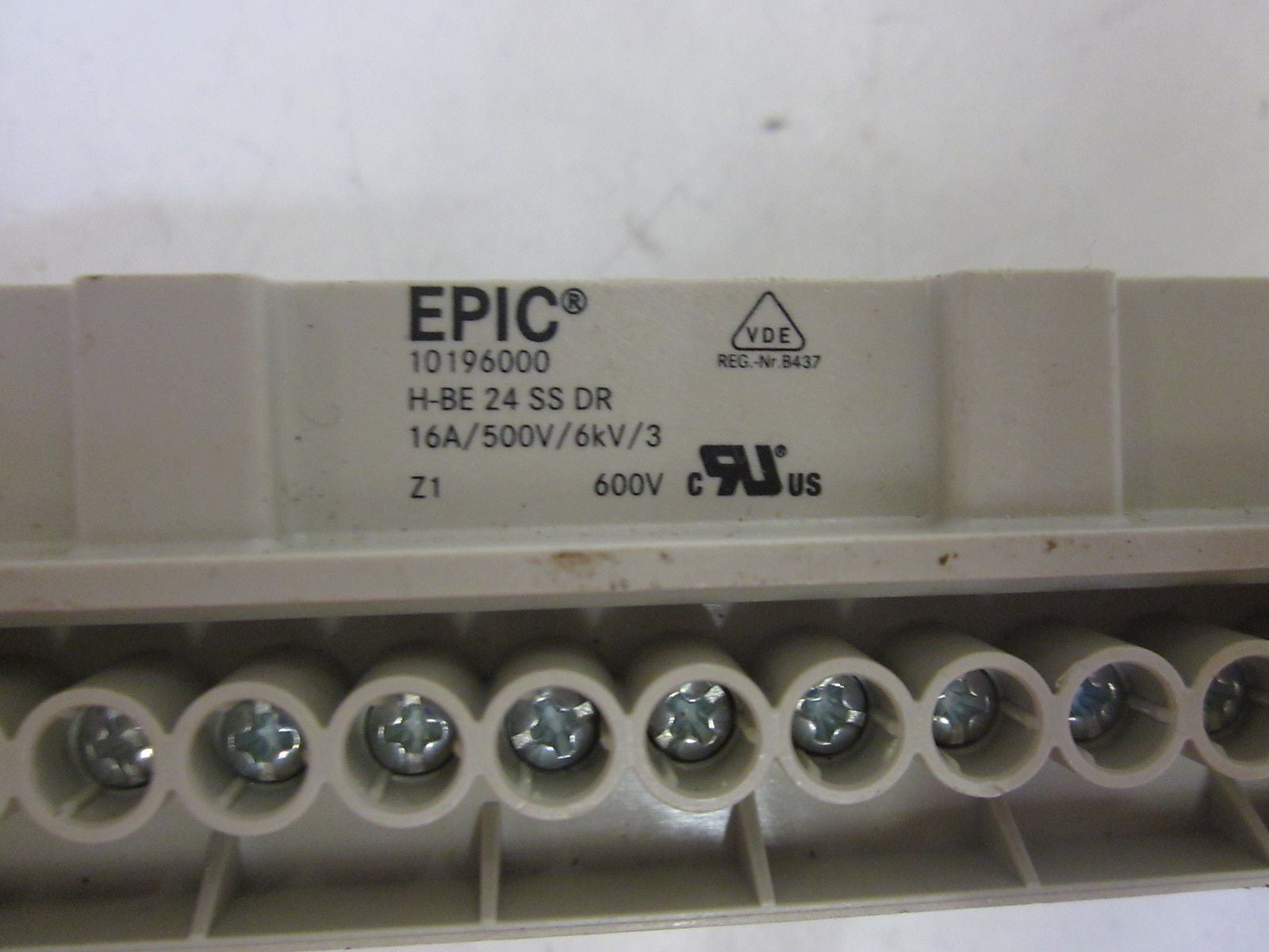 EPIC H-BE 24 SS DR CONNECTOR 24 PIN *NEW NO BOX*