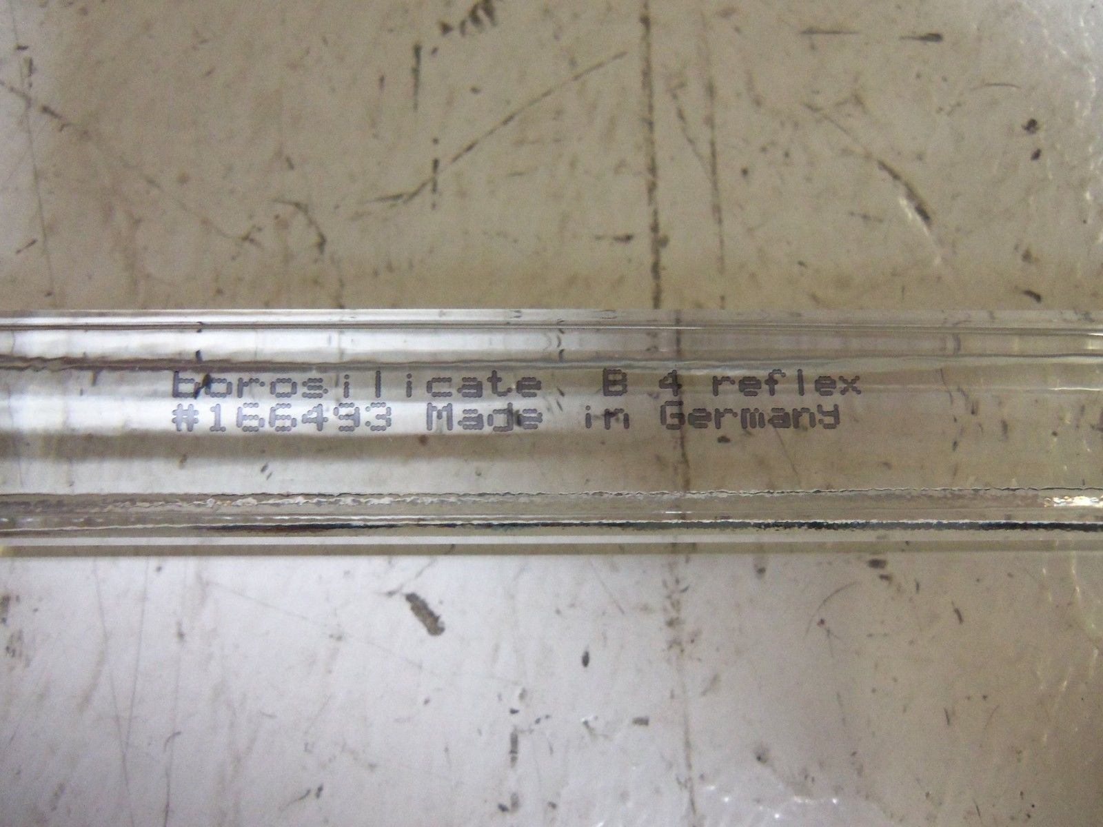 ERNST RB-4 FLAT GAUGE GLASS REFLEX GROOVED *NEW IN BOX*