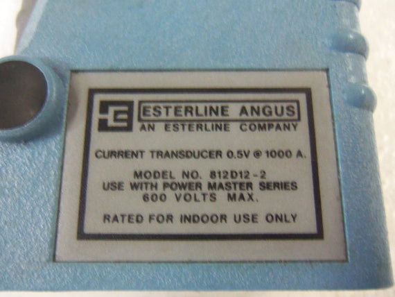 ESTERLINE ANGUS 812D12-2 CURRENT TRANSDUCER *USED*