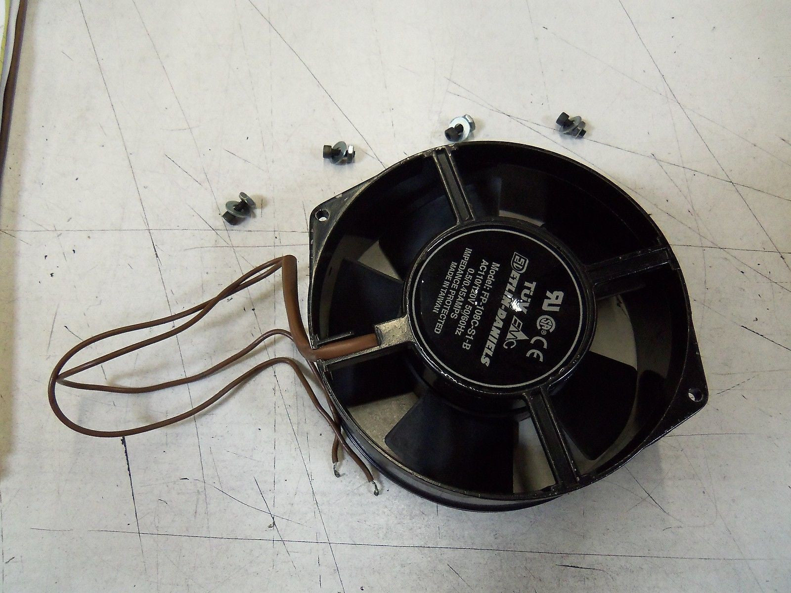 ETLIN-DANIELS FP-108C-S1-B FAN *USED*