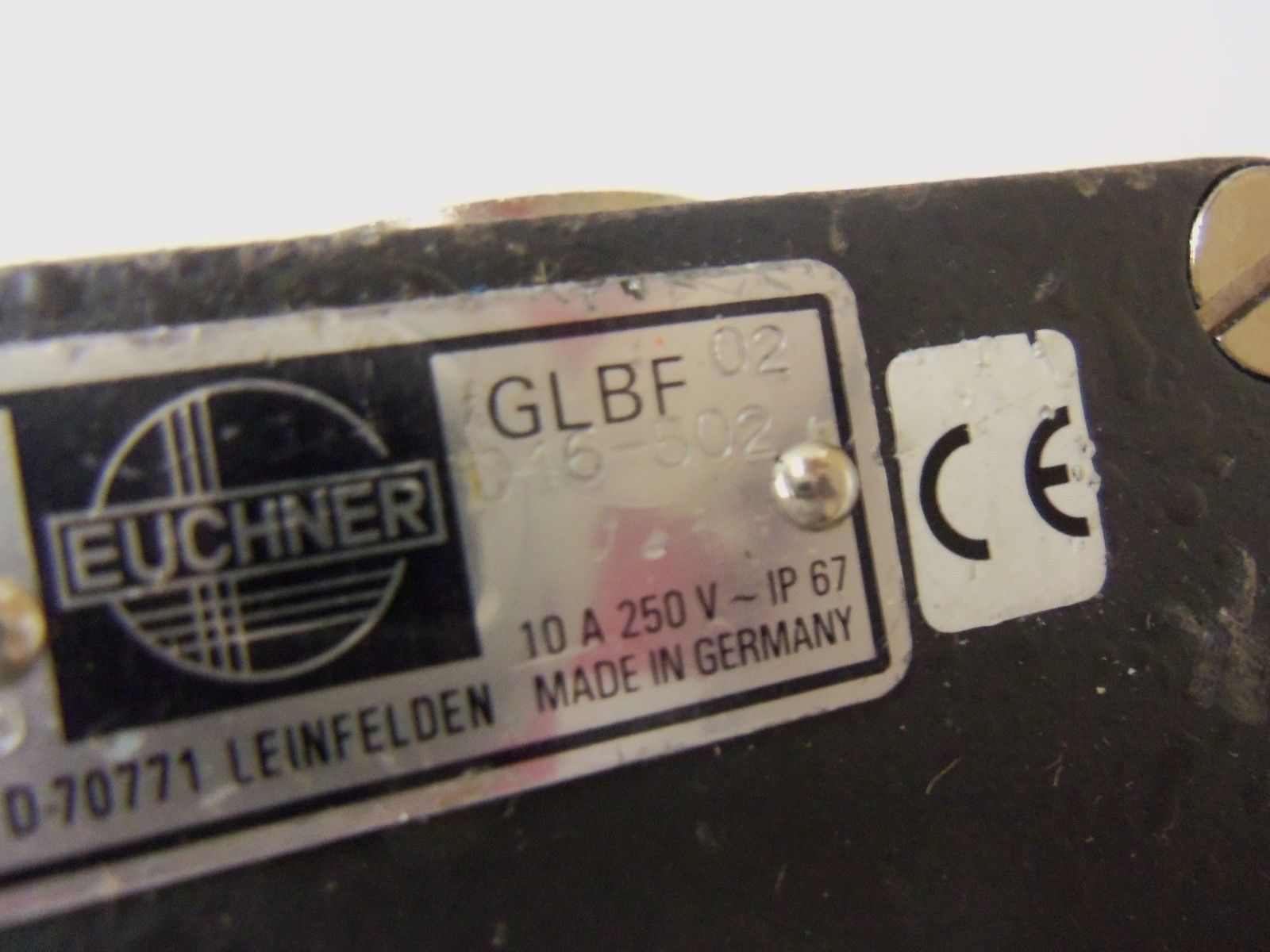 EUCHNER GLBF-02-D16-502 *USED*