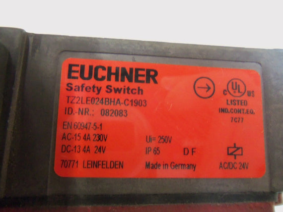 EUCHNER SAFETY SWITCH TZ2LE024BHA-C1903 *NEW NO BOX*