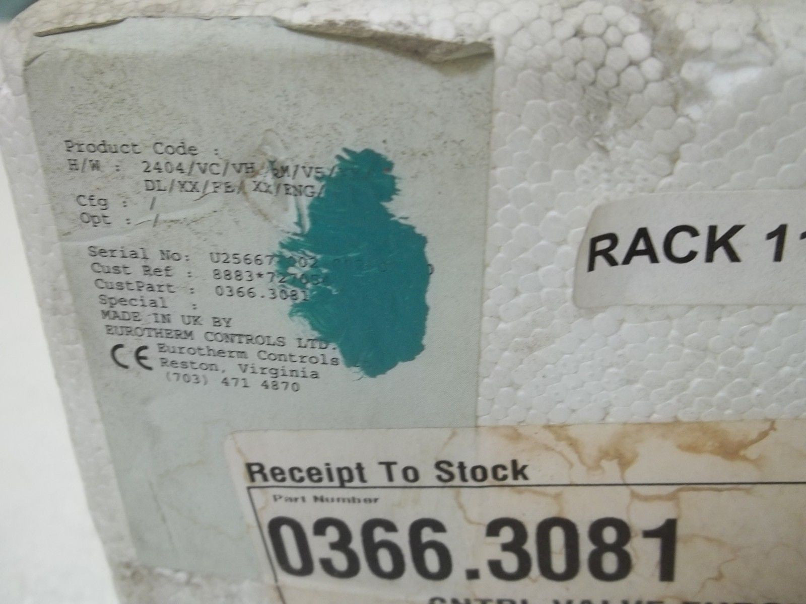 EUROTHERM 2404/VC/VH/RM/V5/XX/DL/XX/FE/XX/ENG/ *NEW IN BOX