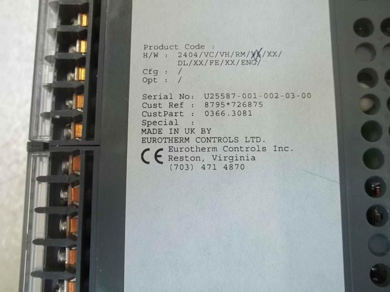 EUROTHERM 2404/VC/VH/RM/XX/XX/DL/XX/FE/XX/ENG/ *NEW IN BOX*