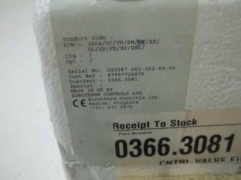 EUROTHERM 2404/VC/VH/RM/XX/XX/DL/XX/FE/XX/ENG/ *NEW IN BOX*