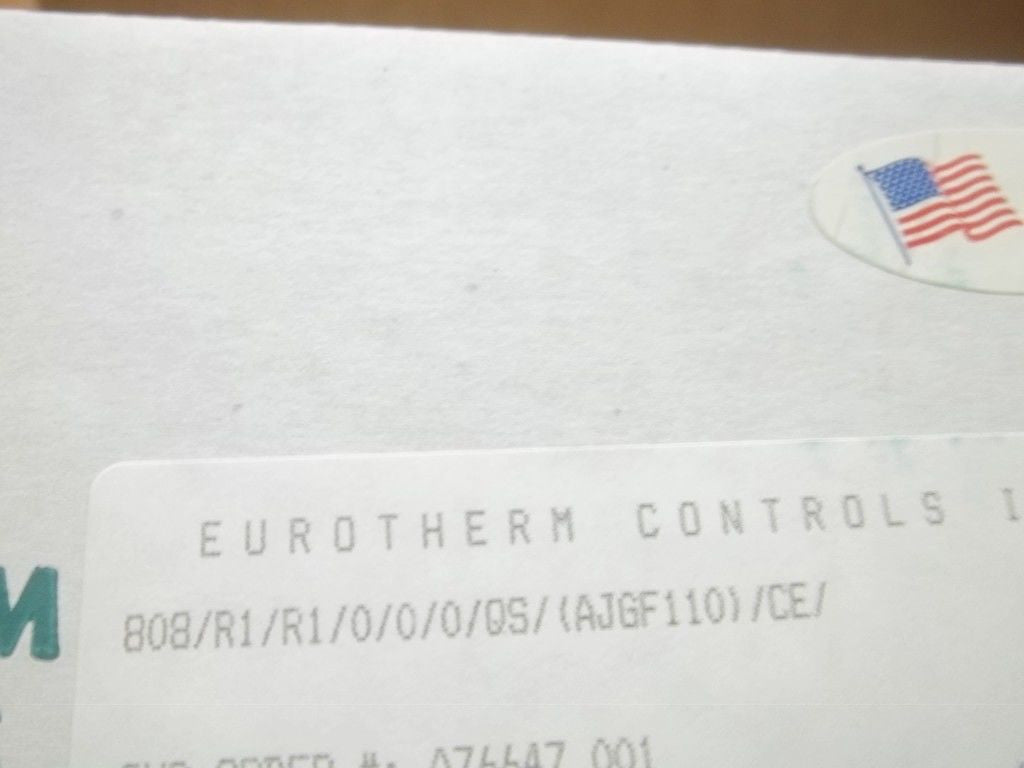 EUROTHERM CONTROLS 808/R1/0/0/0/0/QS/ (AJGF110) /CE/ *NEW*