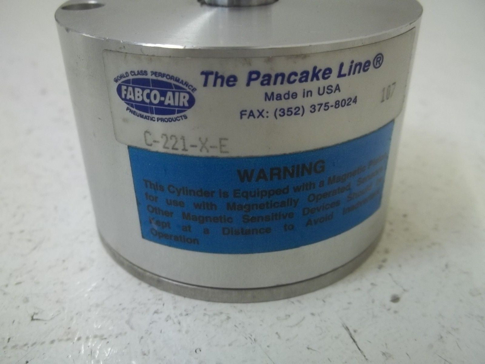 FABCO-AIR C-221-X-E PANCAKE LINE *USED*