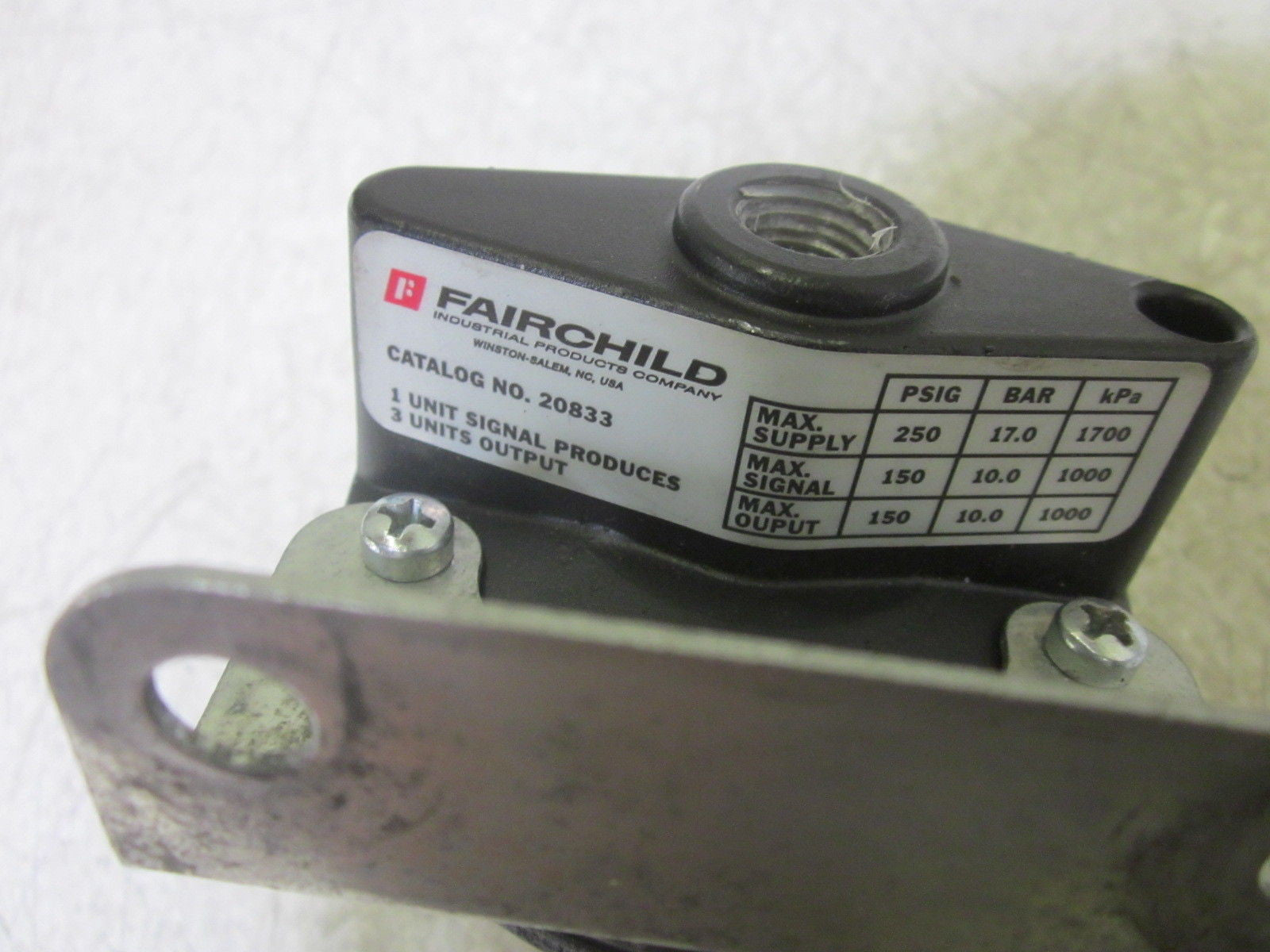 FAIRCHILD 20833 MODEL 20 VOLUME BOOSTER *USED*