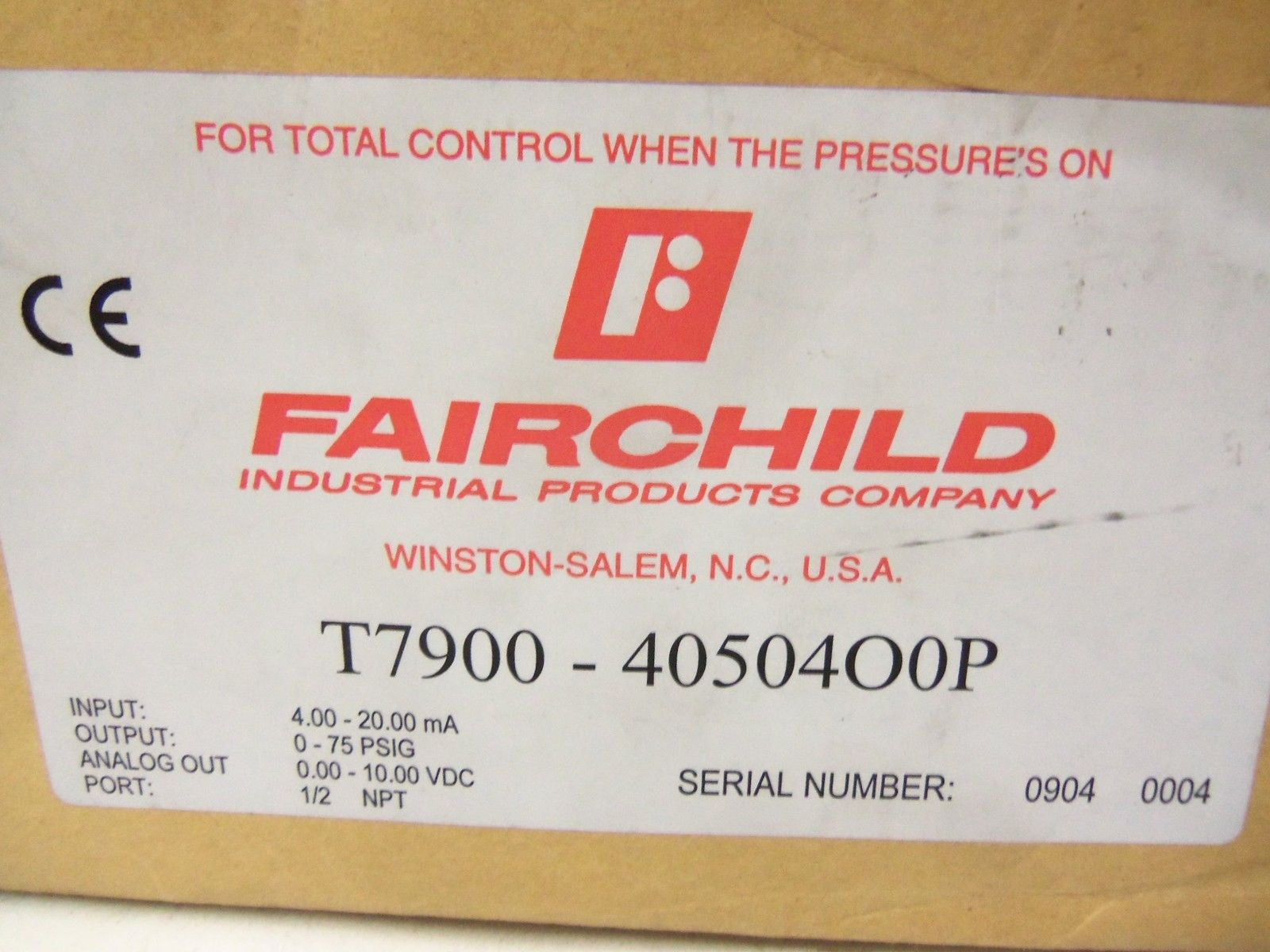 FAIRCHILD T7900-40504O0P *NEW IN BOX*