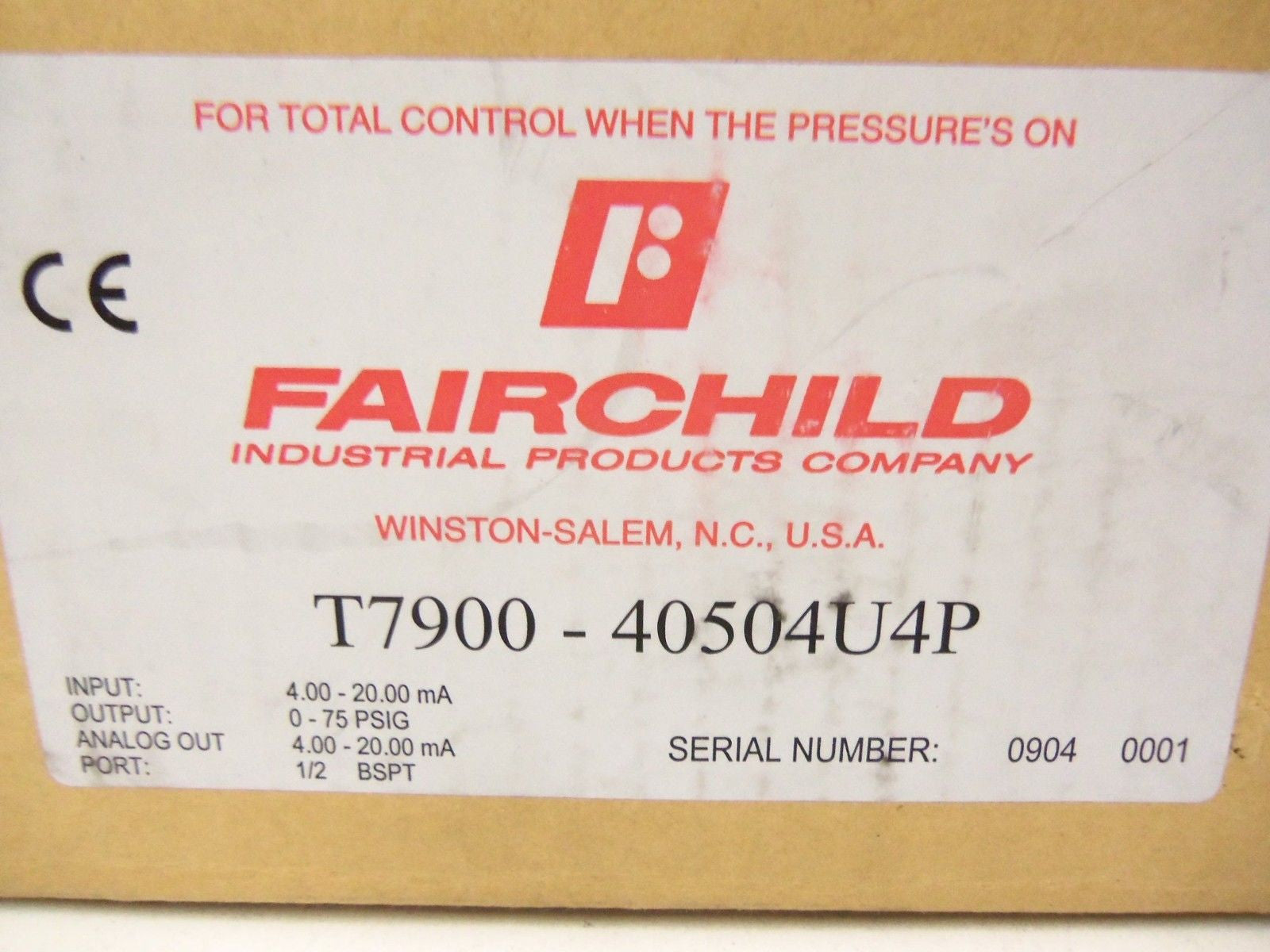 FAIRCHILD T7900-40504U4P *NEW IN B0X*
