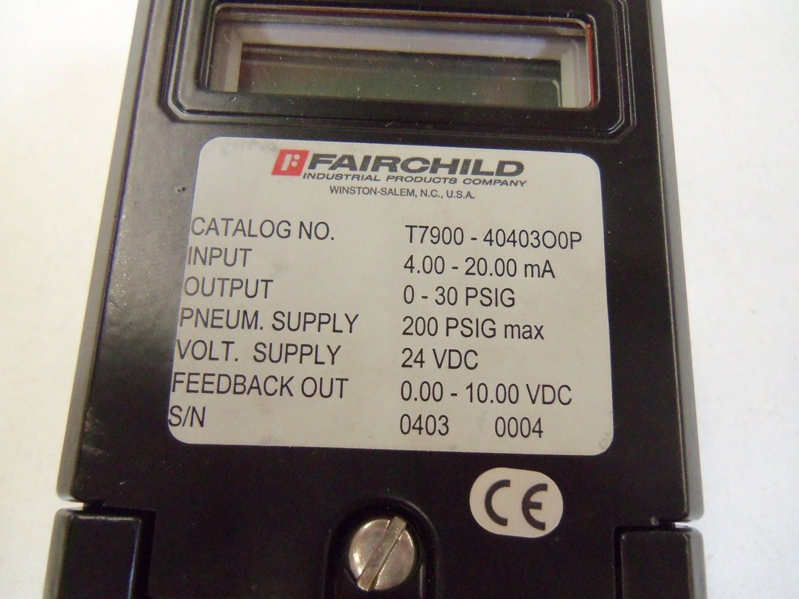 FAIRCHILD T7900-F40403O0P *USED*