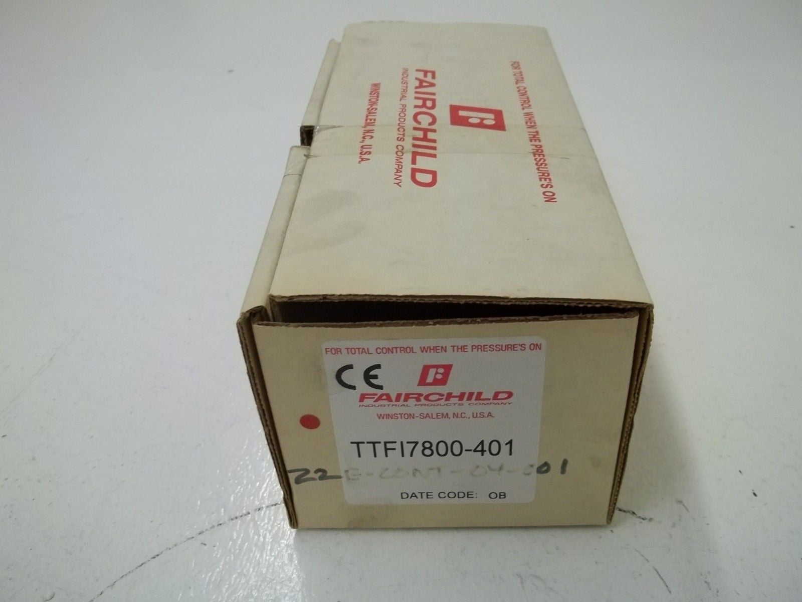 FAIRCHILD TTFI7800-401 PNEUMATIC TRANSDUCER 3-15 PSIG *NEW IN BOX*