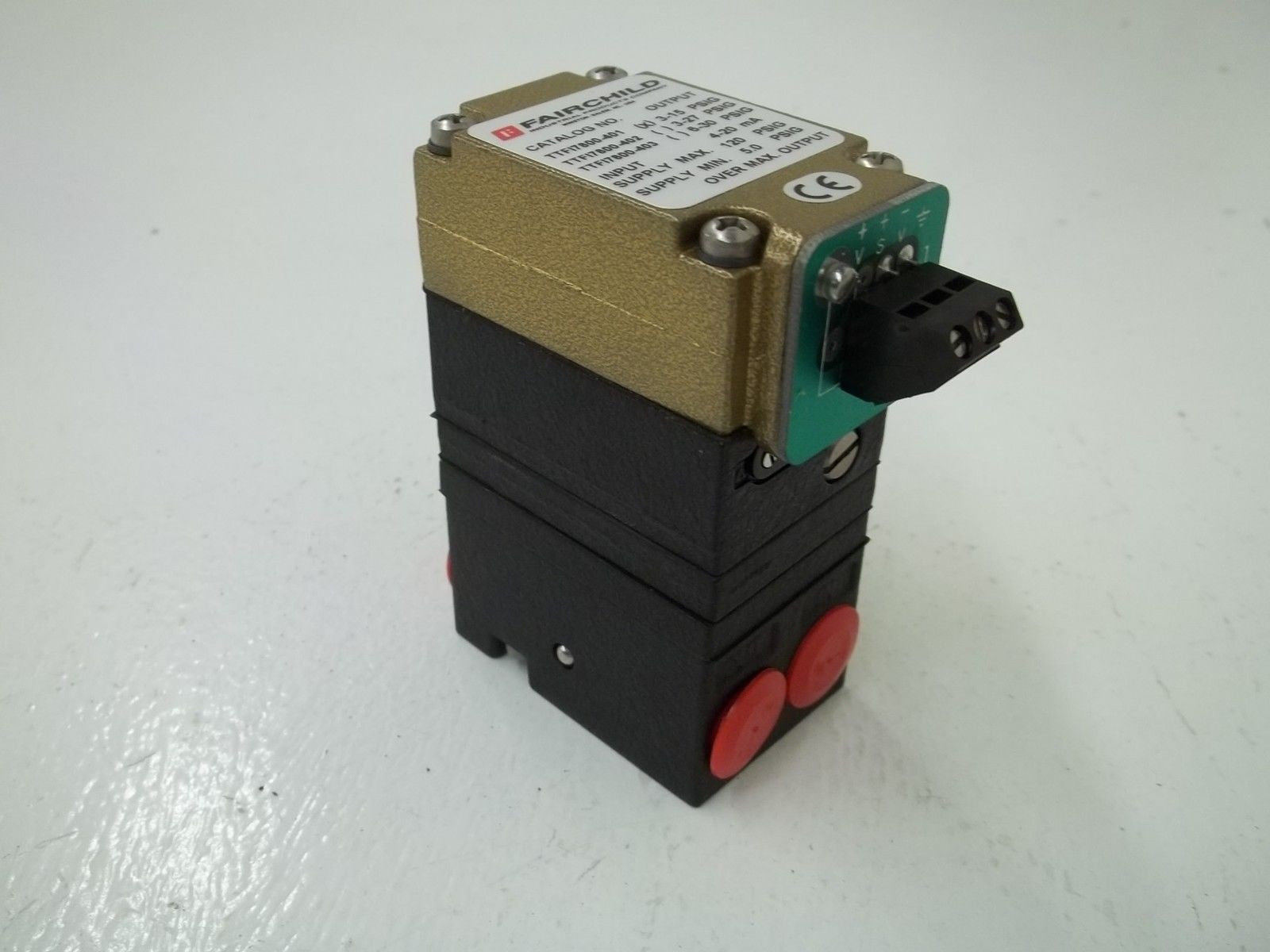 FAIRCHILD TTFI7800-401 PNEUMATIC TRANSDUCER 3-15 PSIG *NEW IN BOX*