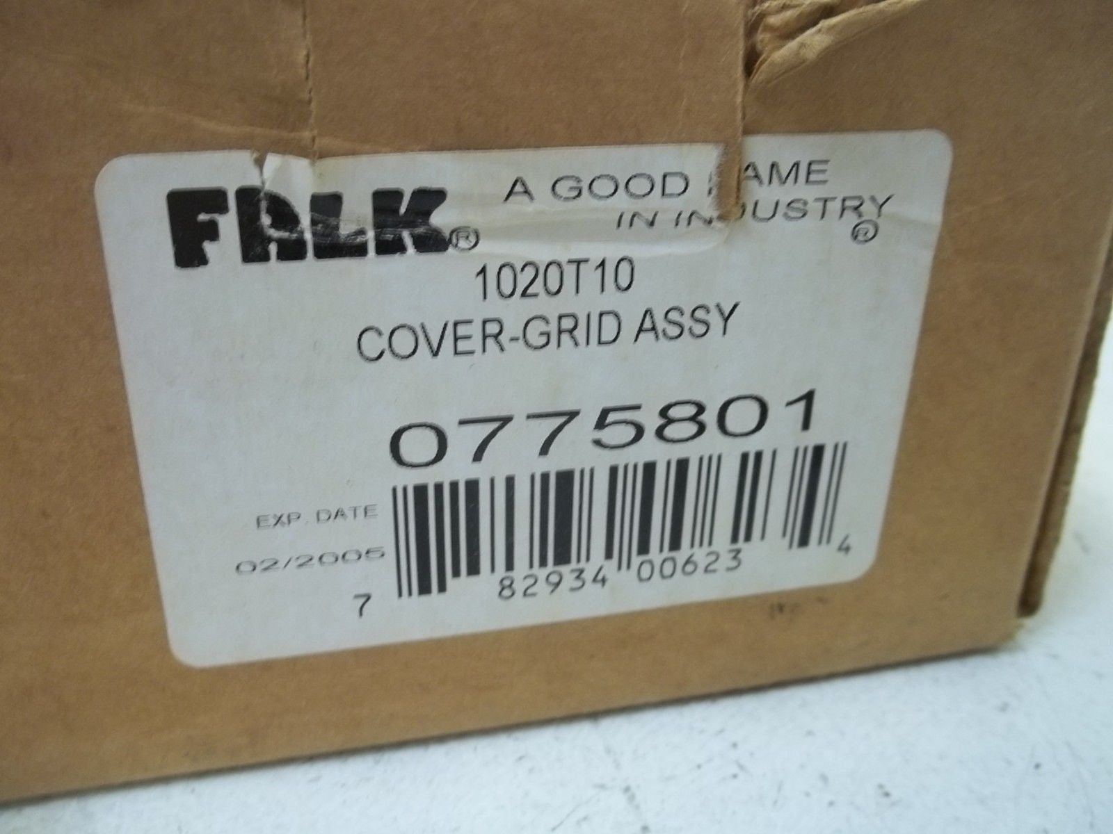 FALK 0775801 COVER-GRID ASSEMBLY *NEW IN BOX*