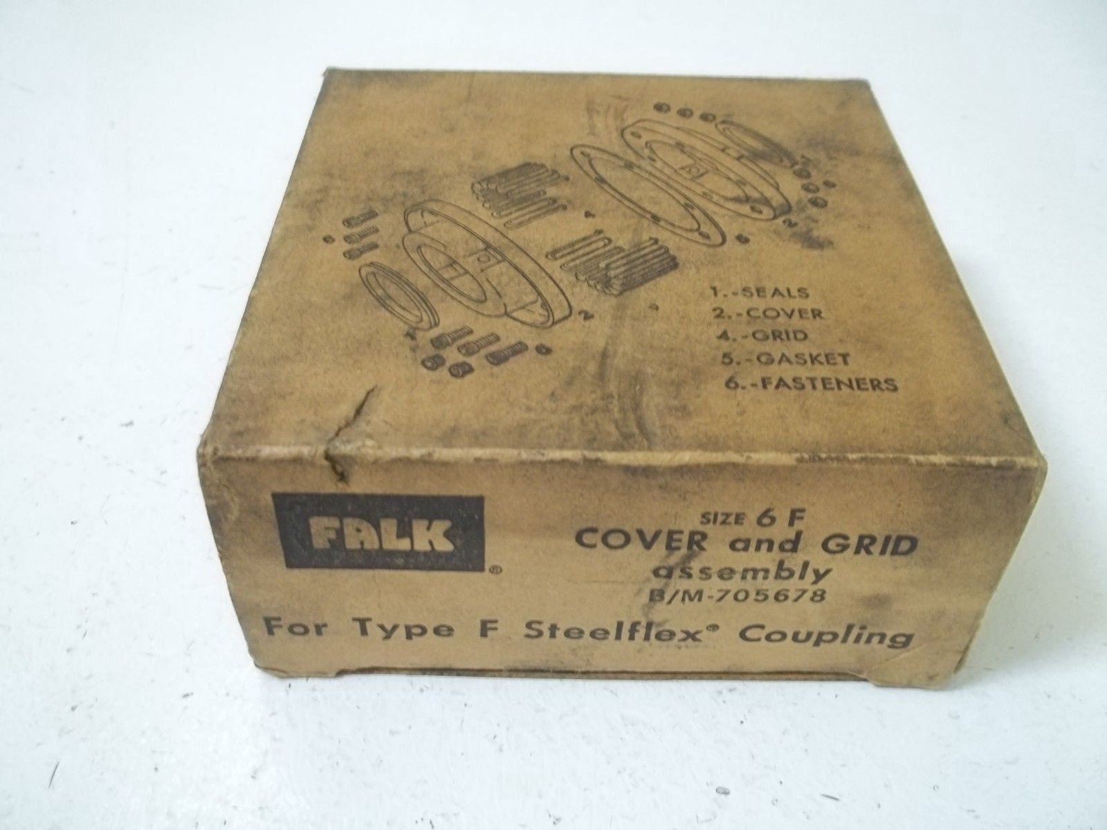 FALK 705678 COVER AND GRIP SIZE 6 F (AS PICTURED) *USED*