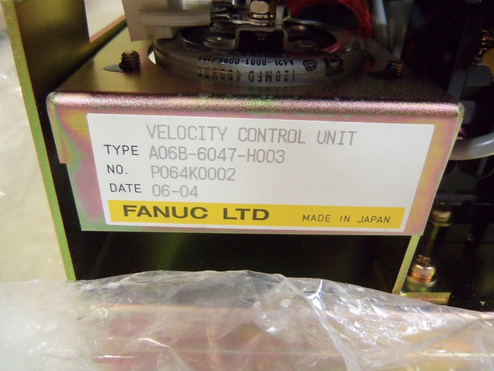 FANUC A06B-6047-H003 VELOCITY CONTROL UNIT *NEW IN BOX*