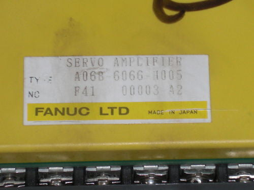 FANUC A06B-6066-H005 SERVO AMPLIFIER *USED*