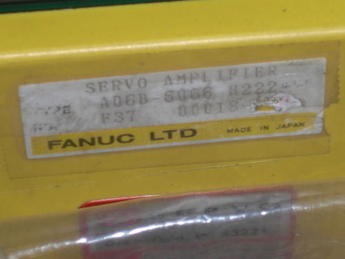 FANUC A06B-6066-H222 SERVO AMPLIFIER *USED*