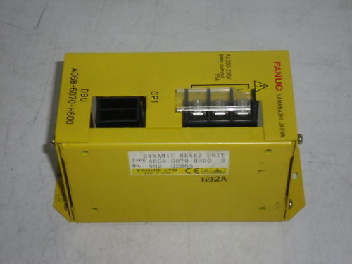 FANUC DYNAMIC BRAKE UNIT A06B-6070-H600 *USED*
