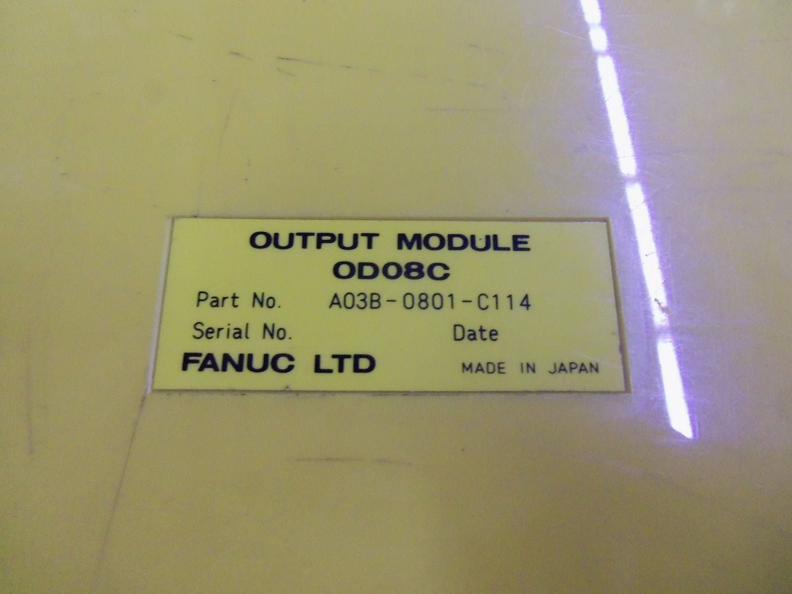 FANUC MODULE A03B-0801-C114 *USED*
