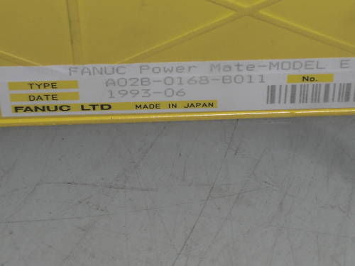 FANUC POWER MATE-MODEL E  A02B-0168-B011 *NEW*
