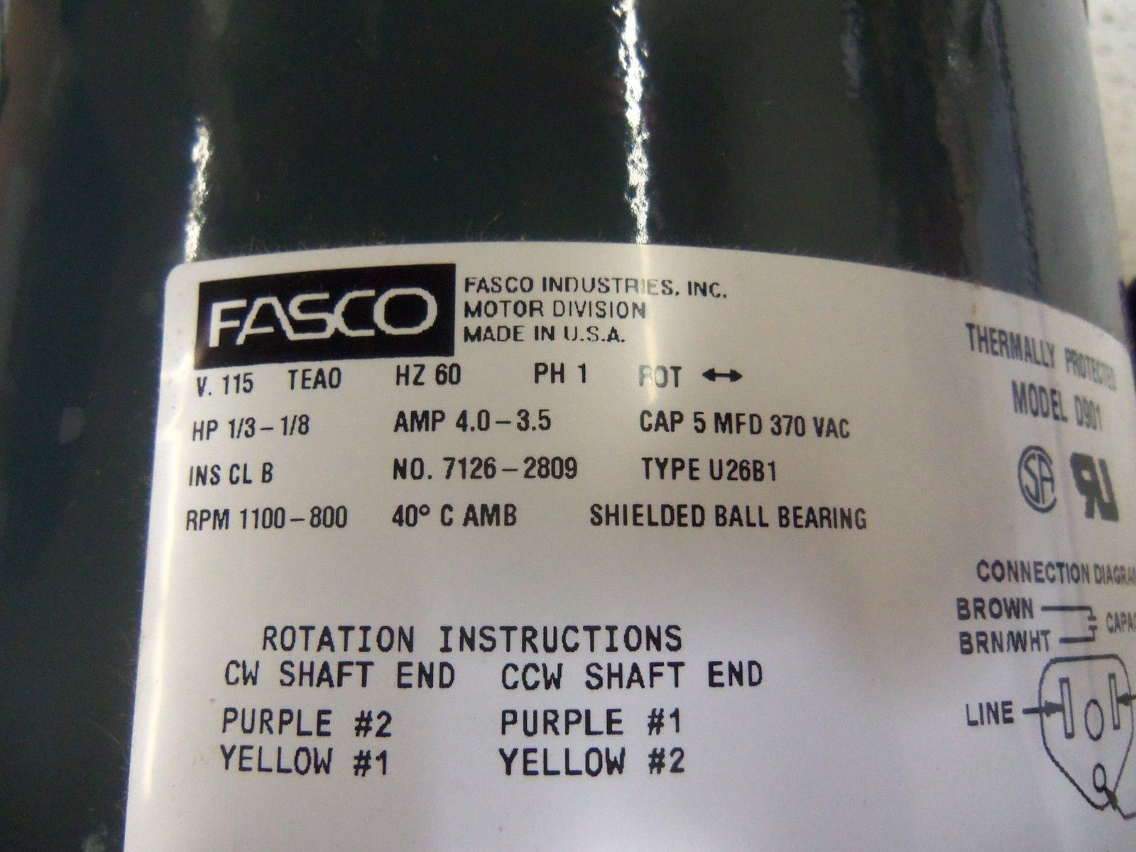 FASCO D901 *NEW IN BOX*