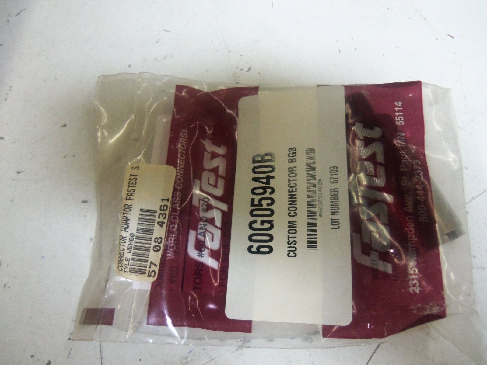 FASTEST 60G05940B *NEW IN FACTORY BAG*