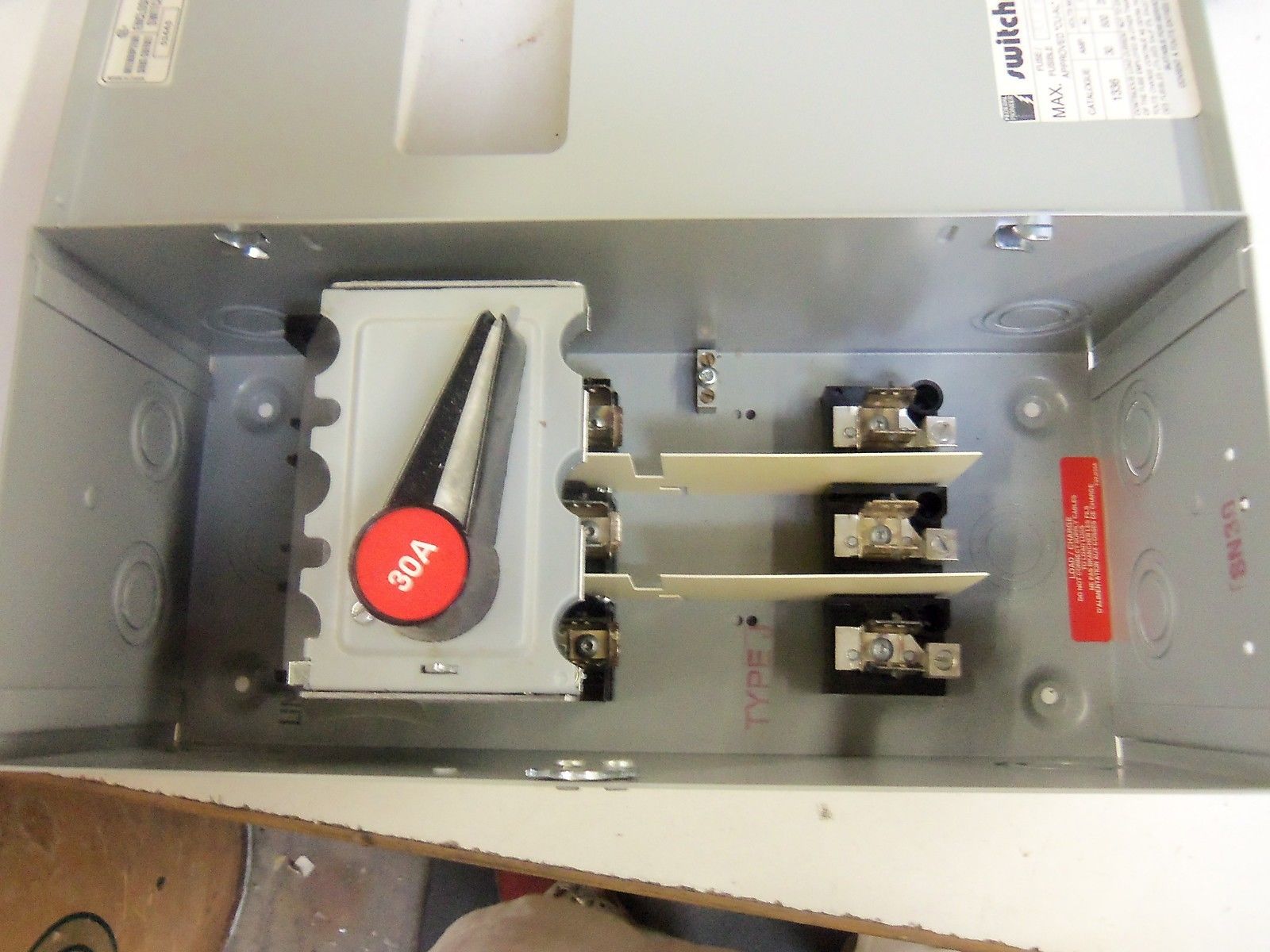 FEDERAL PIONEER 1336 DISCONNECT SWITCH *NEW IN BOX*