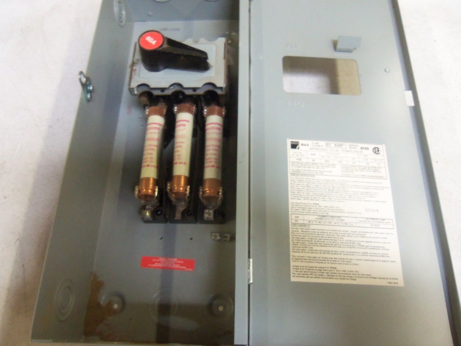 FEDERAL PIONEER 1636 DISCONNECT SWITCH *USED*