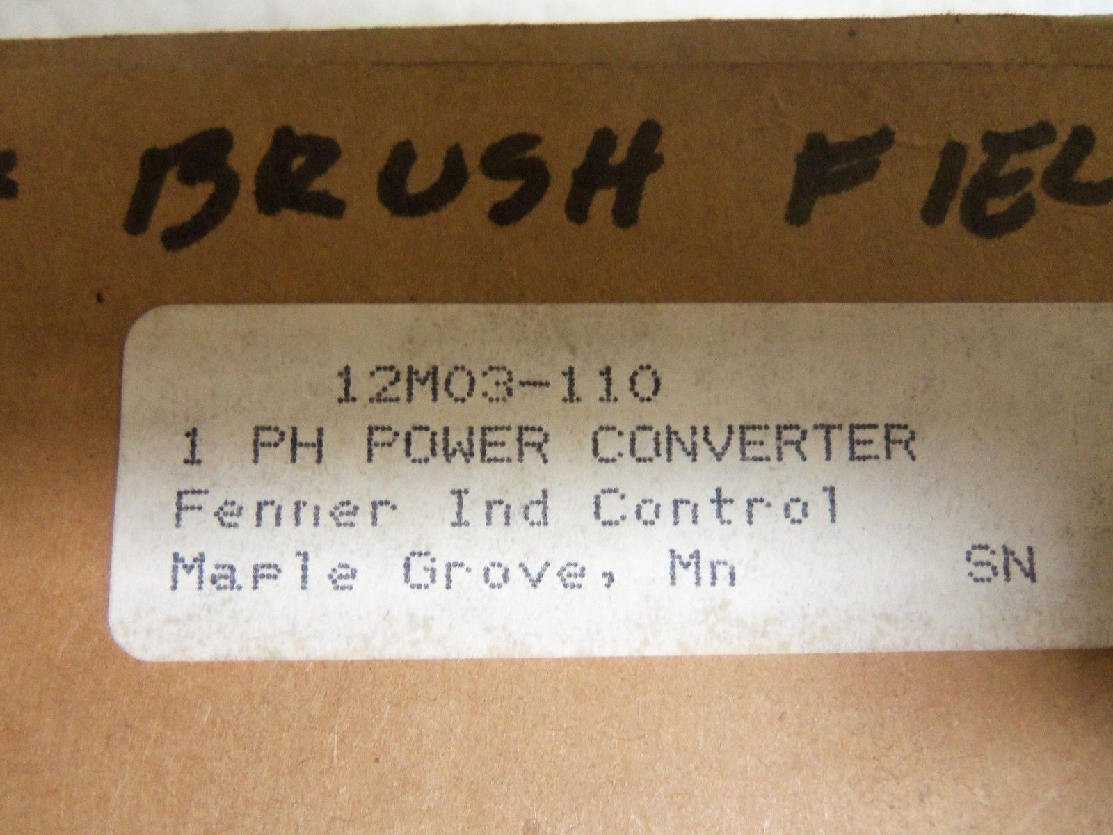 FENNER 12M03-110 POWER CONVERTER *NEW IN BOX*