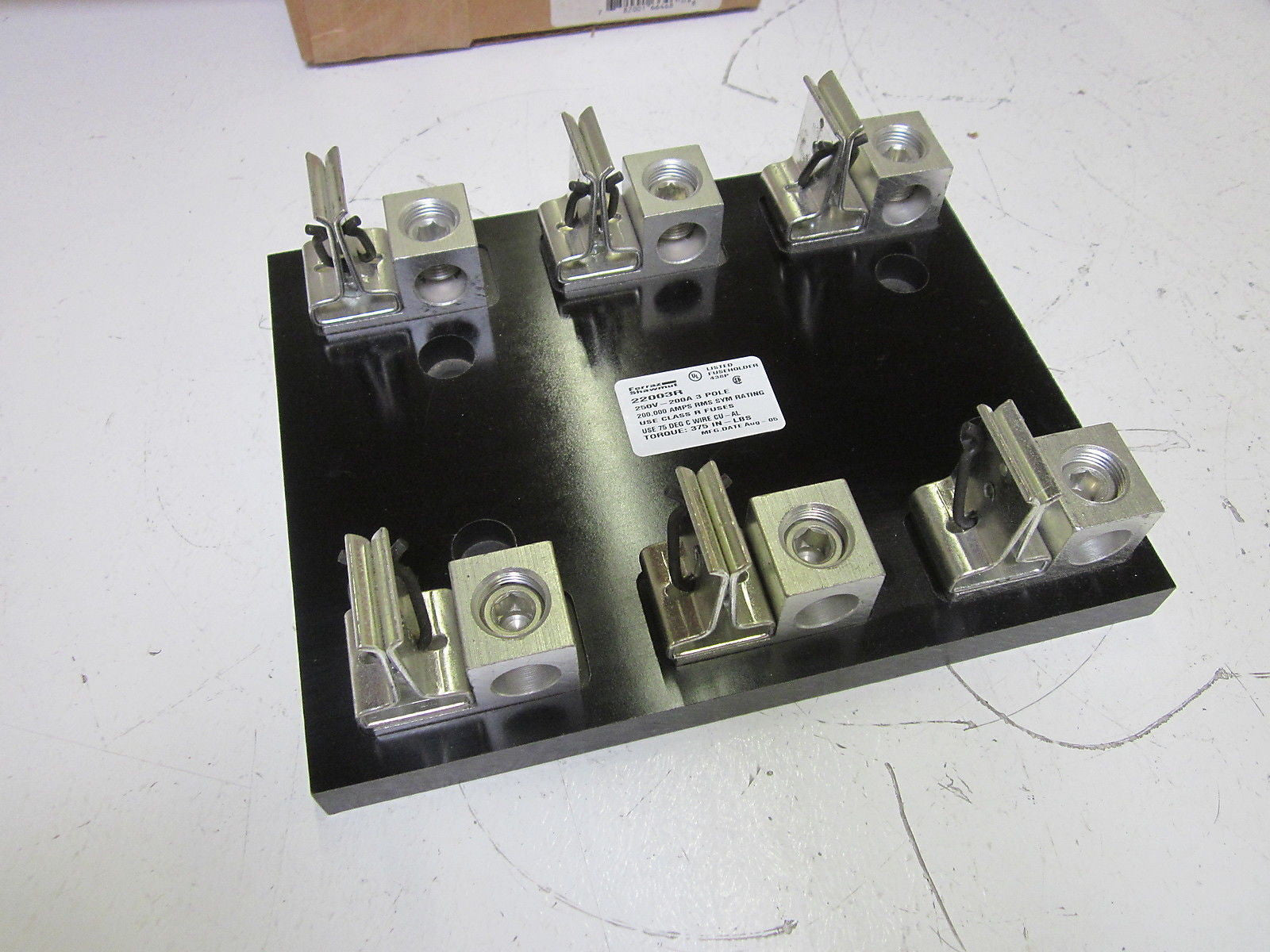FERRAZ SHAWMUT 22003R FUSE BLOCK 200A 250V  *NEW IN BOX*