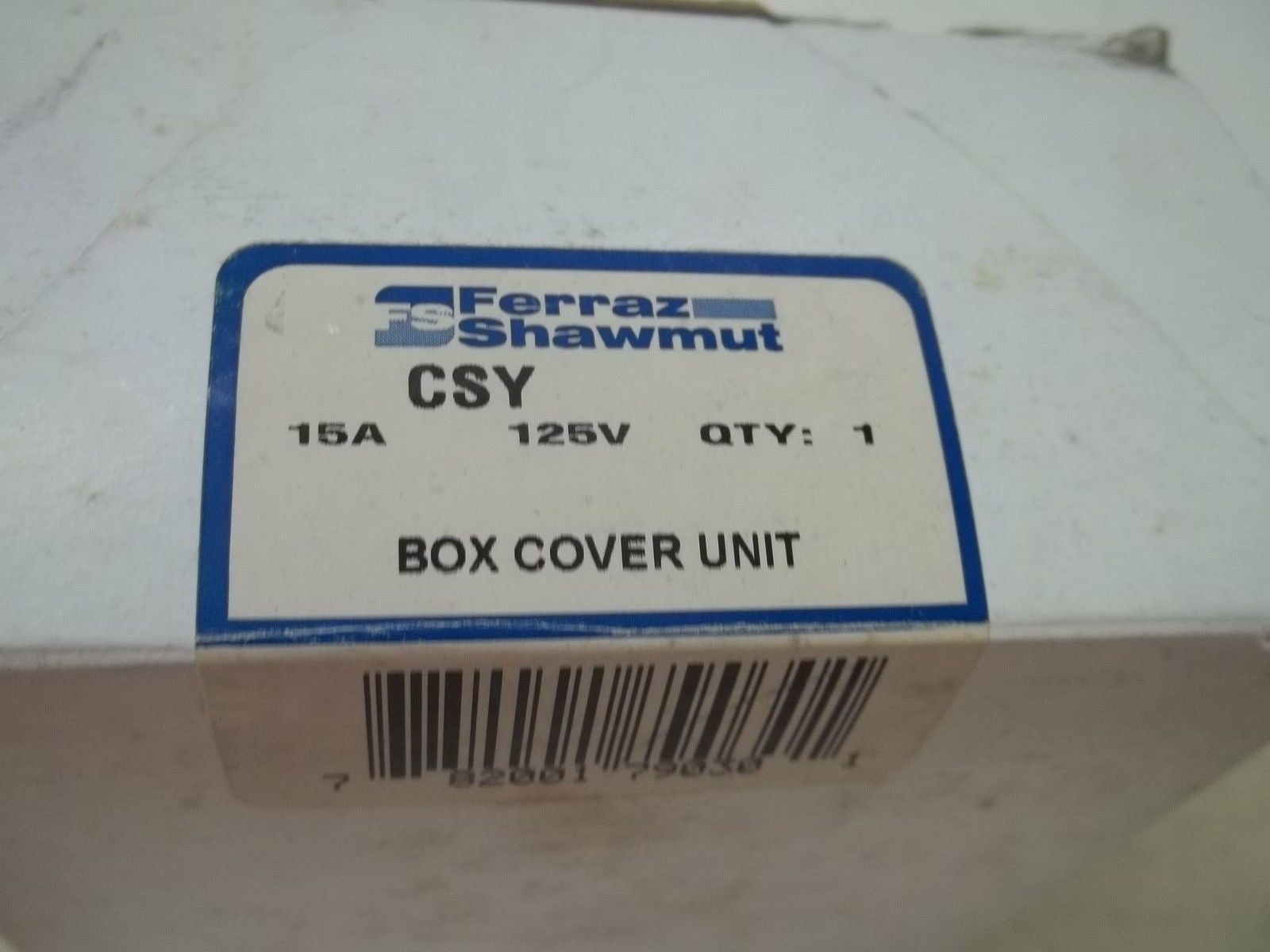FERRAZ SHAWMUT CSY BOX COVER UNIT *NEW IN BOX*