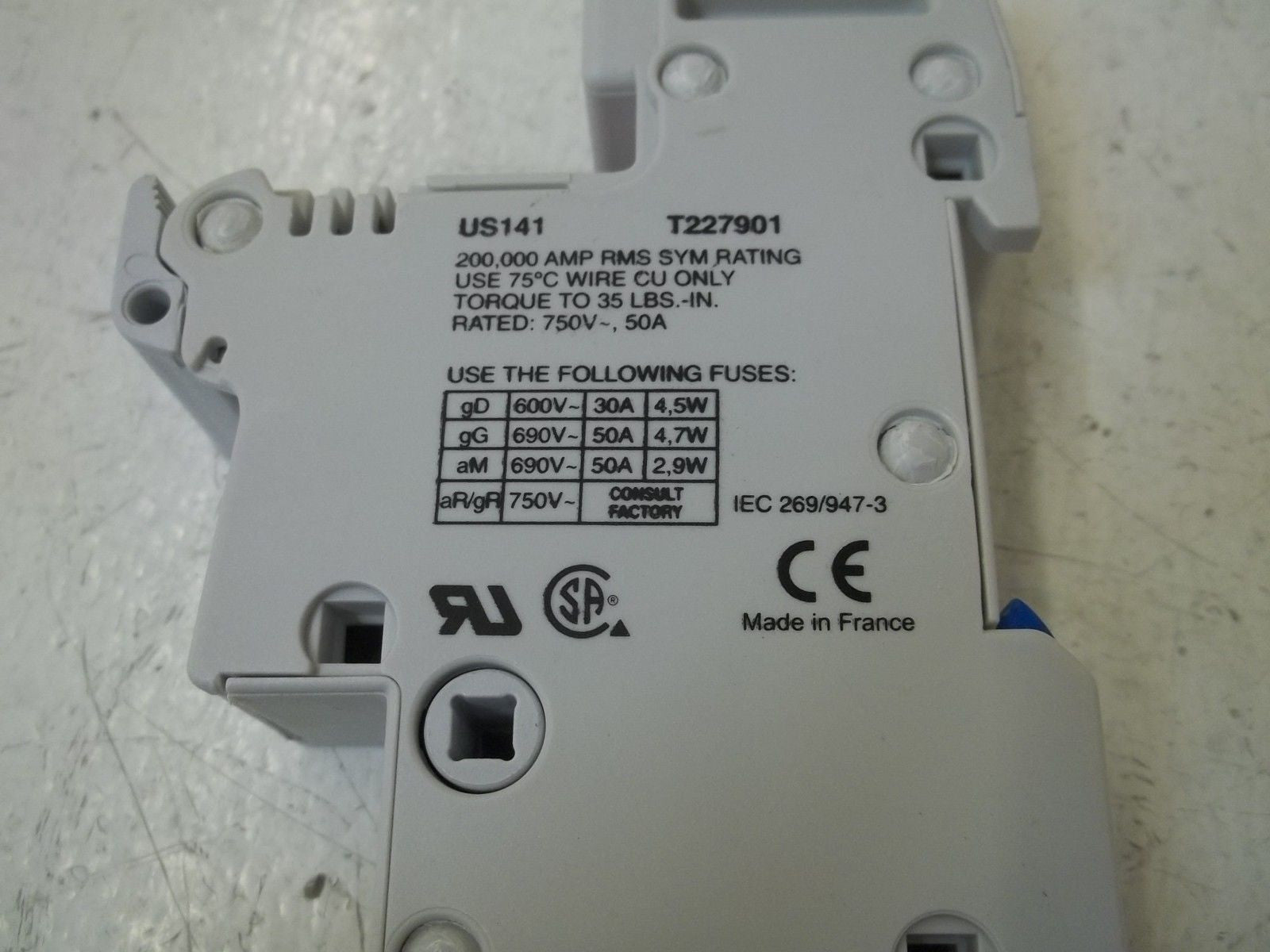 FERRAZ SHAWMUT US141 FUSE HOLDER *NEW NO BOX*