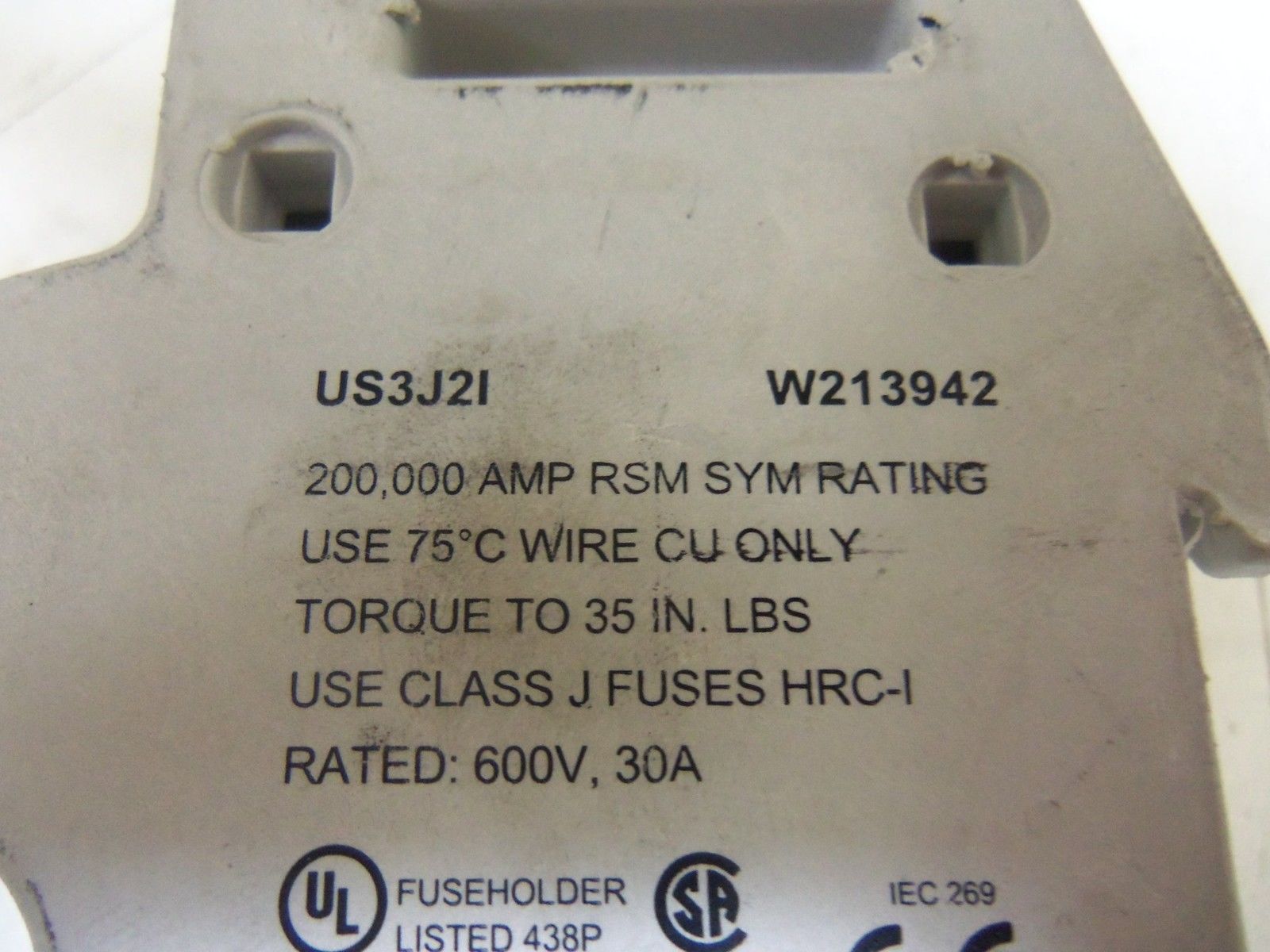 FERRAZ SHAWMUT US3J21 FUSE HOLDER *NEW NO BOX*