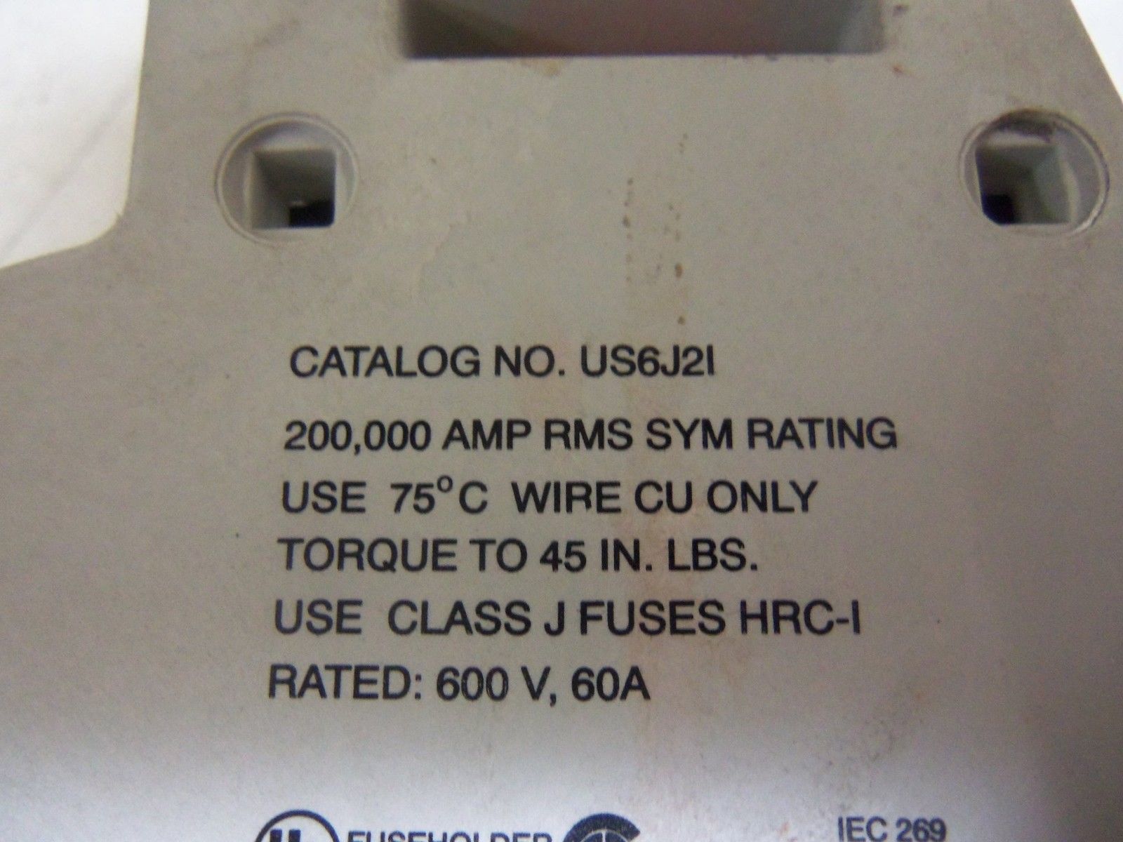 FERRAZ SHAWMUT US6J21 FUSE HOLDER *NEW NO BOX*