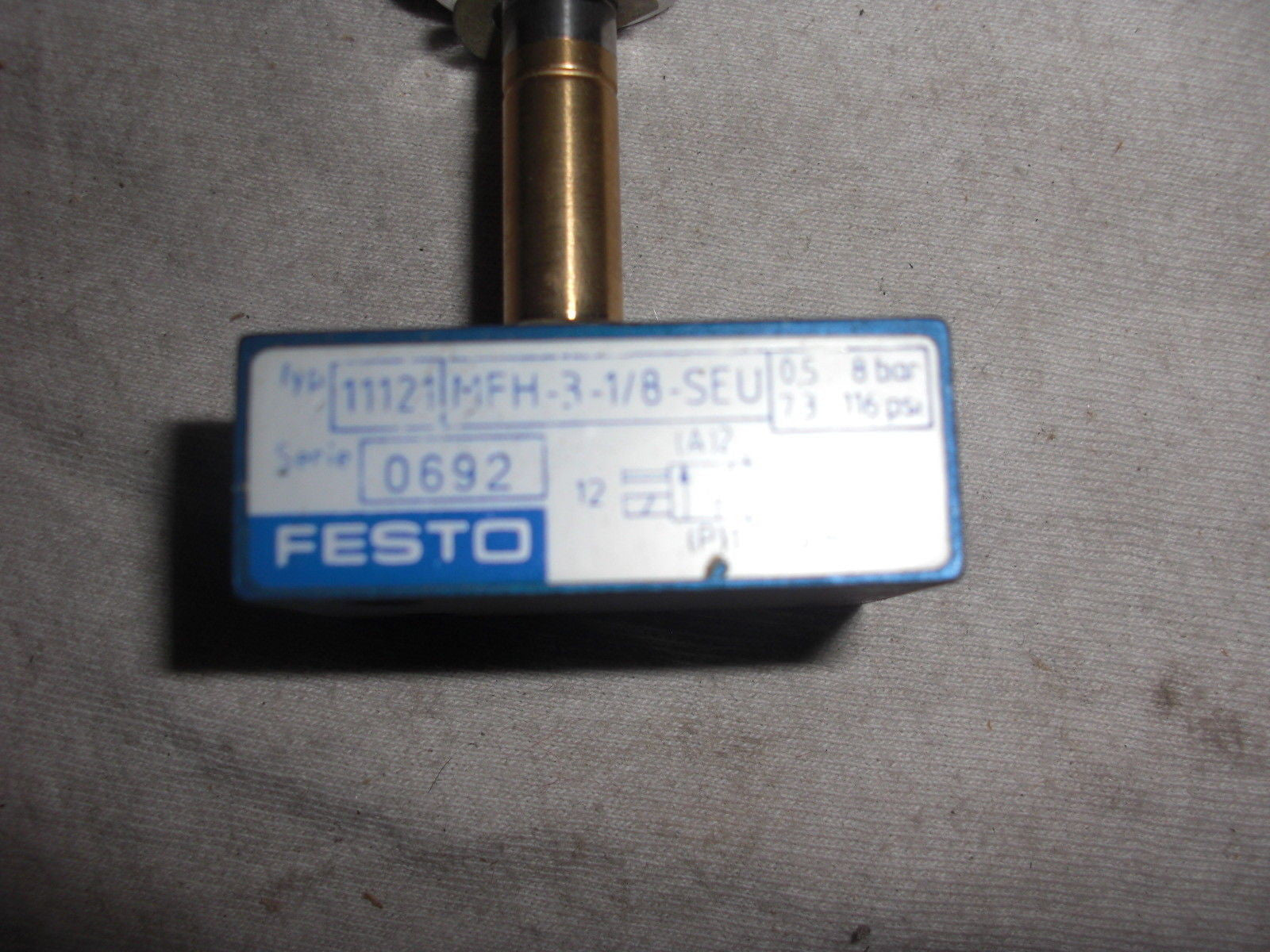 FESTO 11121MFH-3-1/8-SEU *USED*